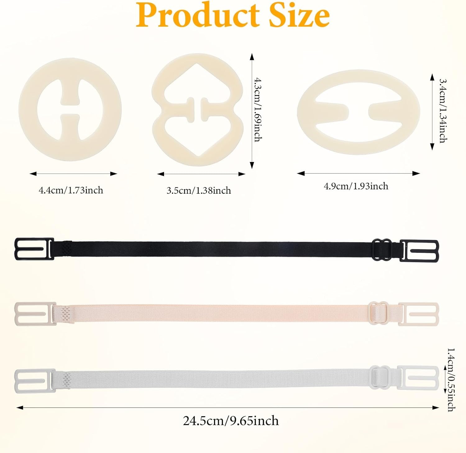 15 Pcs Bra Strap Holders for Slipping, Bra Strap Clips, Bras Clips