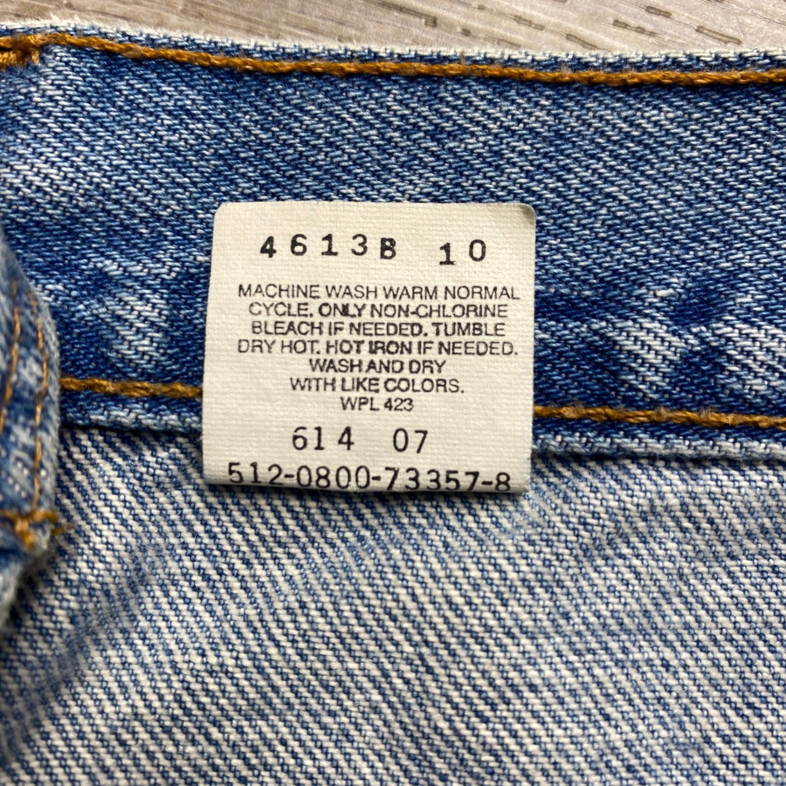 Levi’s 512 Jeans Mens 36×30 Blue Vintage Made USA 2000 Straight Leg Denim