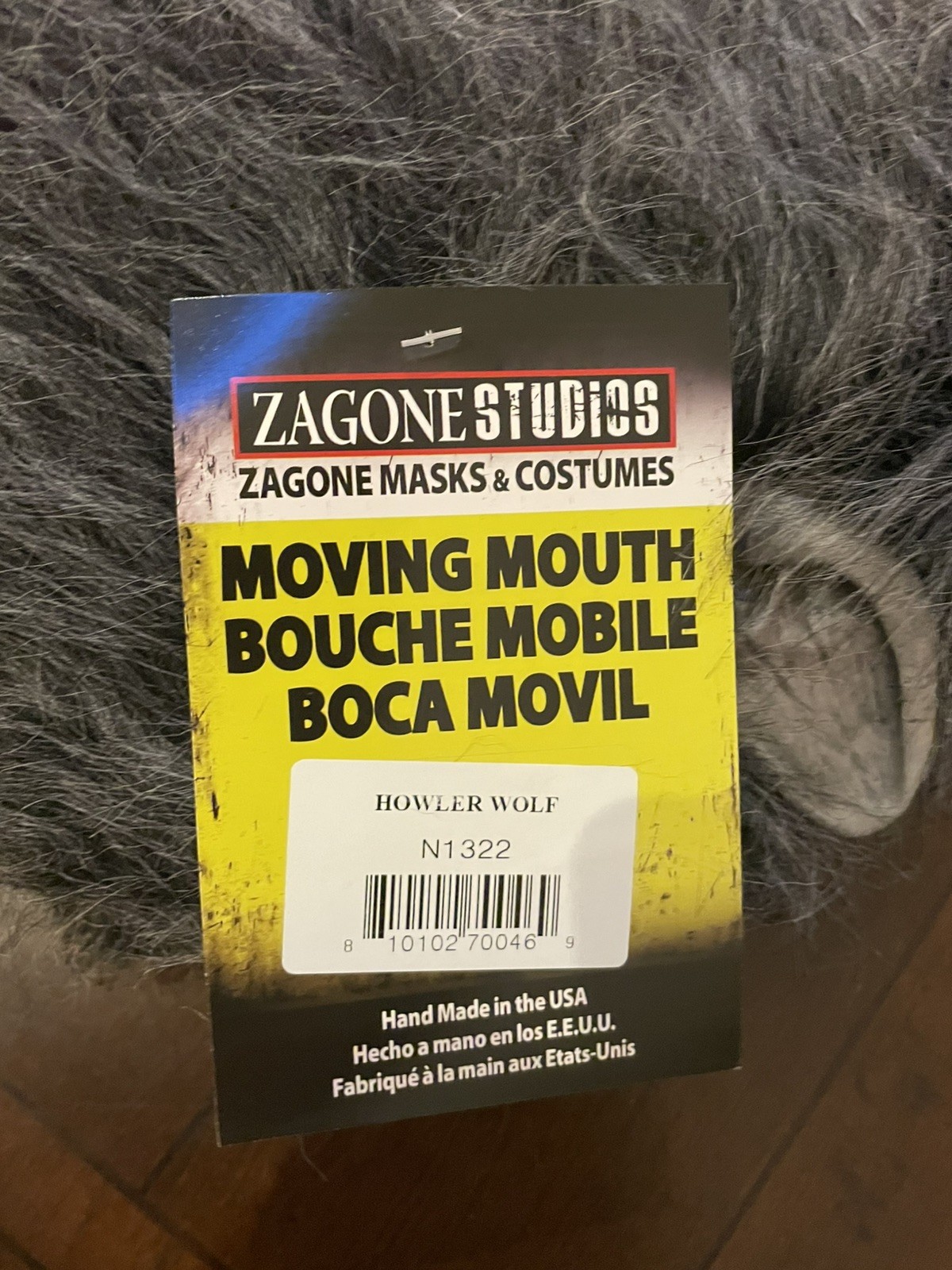 Adult Zagone Studios Hand Made “Howler Wolf” Moving Mouth Mask