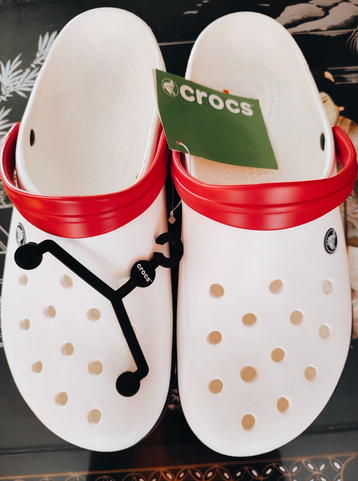 CROCS modi Sport Clog SIZE :UNISEX M 12 , white / navy / pepper
