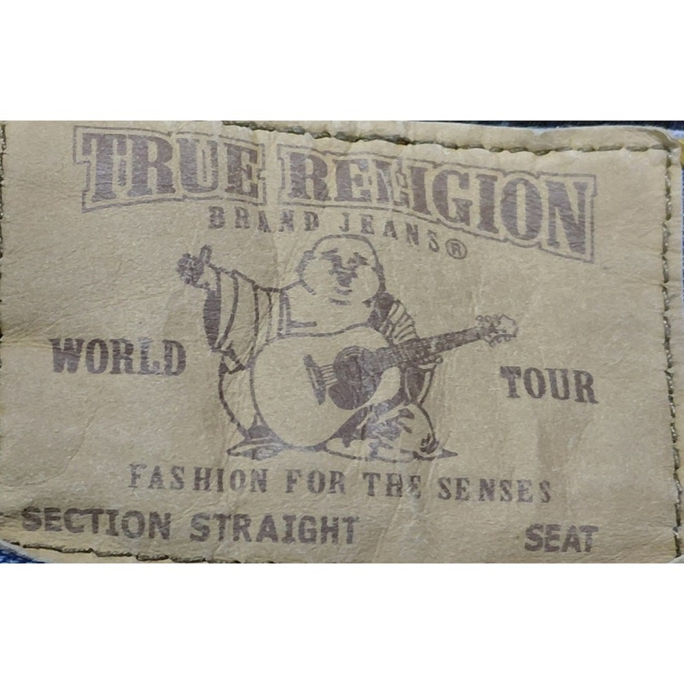 True Religion Blue Jeans Mid (10-12 in) Regular Denim Size 42