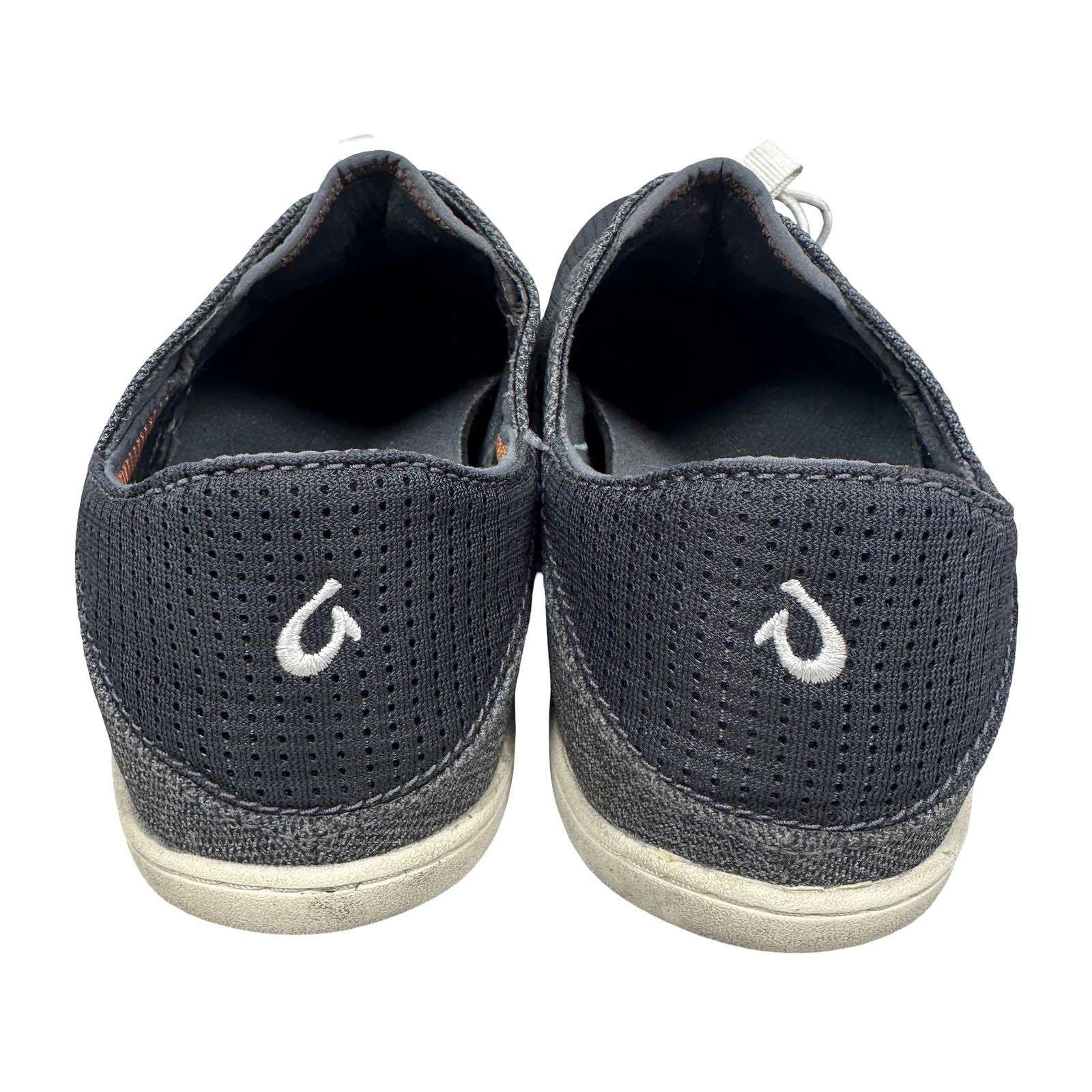 OluKai Nohea Moku Men’s Size 9 Dark Blue Textile Slip-On Sneakers