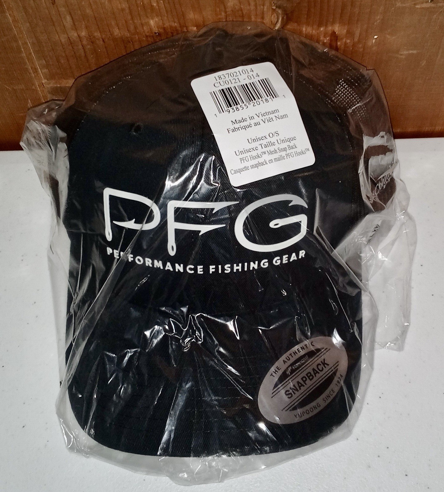 COLUMBIA PFG Hooks Mesh Snapback Ball Cap Hat Black/Silver 1837021-014 O/S