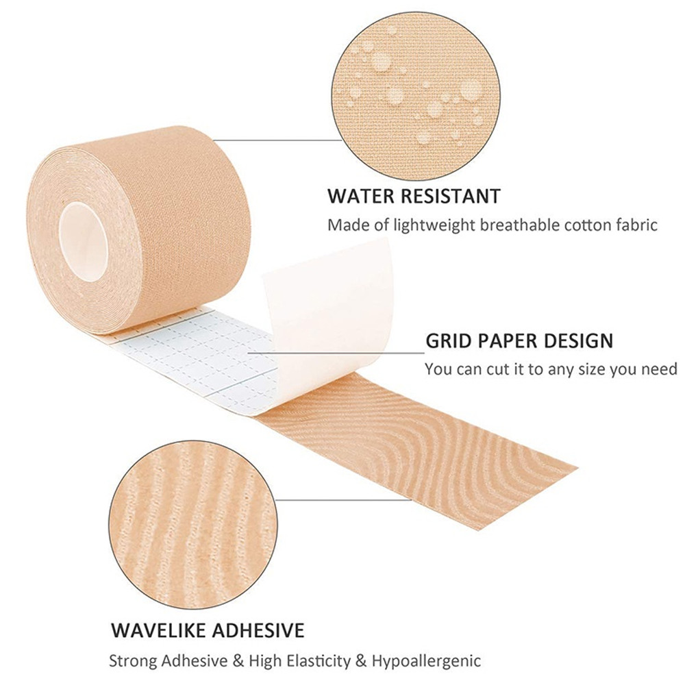 Invisible Breast Lift Tape 5M Roll Push-up Boob Shape Bra Nipple Cover Sticker