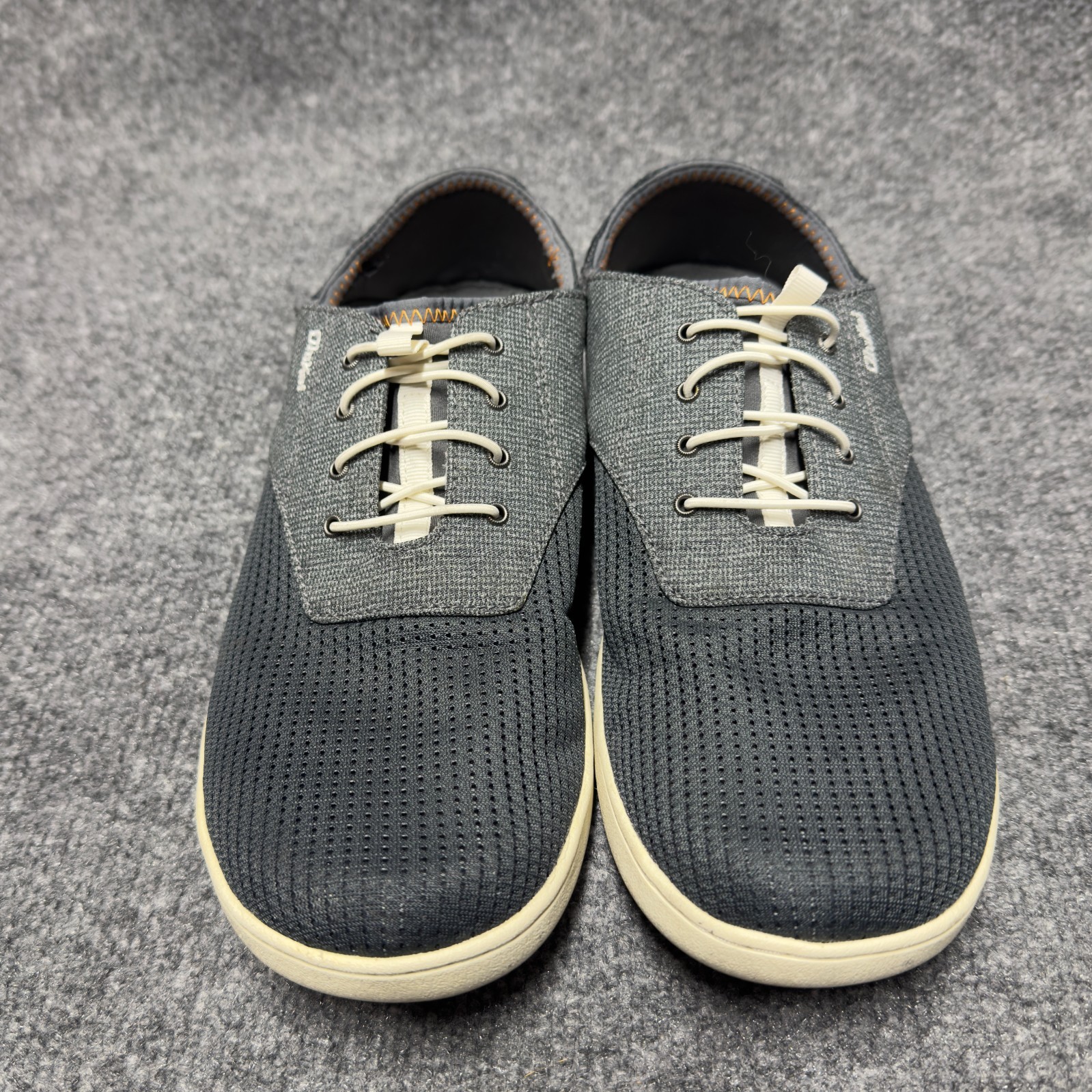 OluKai Nohea Moku Sneaker Dark Gray 10283 6C6C Men US 10.5 Boat Shoes