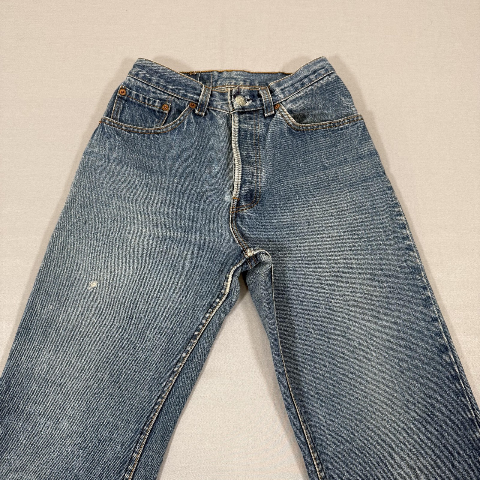 Vintage Levis Jeans Womens 24×30 Blue 501 Straight Fit Denim Pants 80s 90s USA