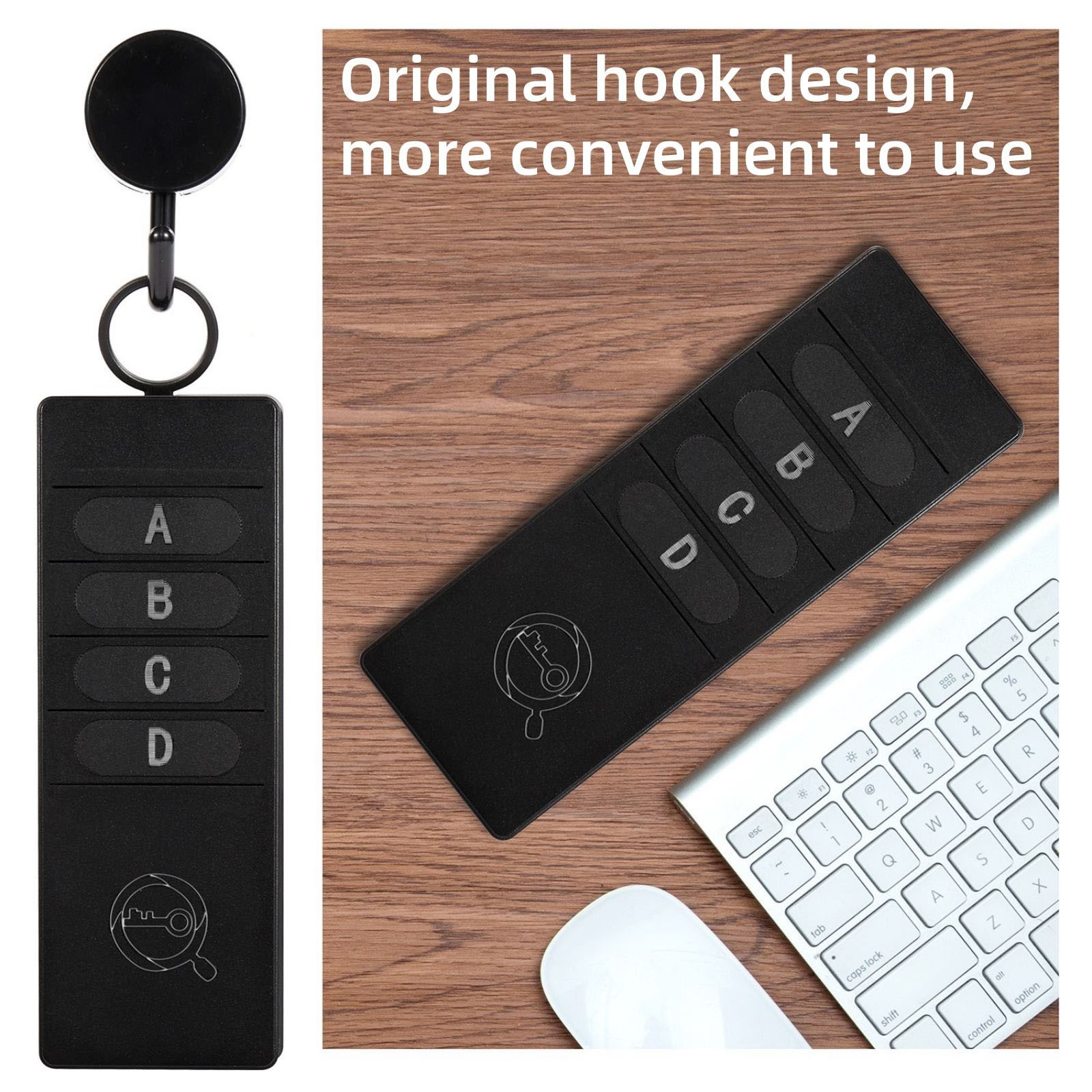 4-in-1 ABS Wireless Alarm Key Finder Anti Lost Tag Tracker Wallet Locator