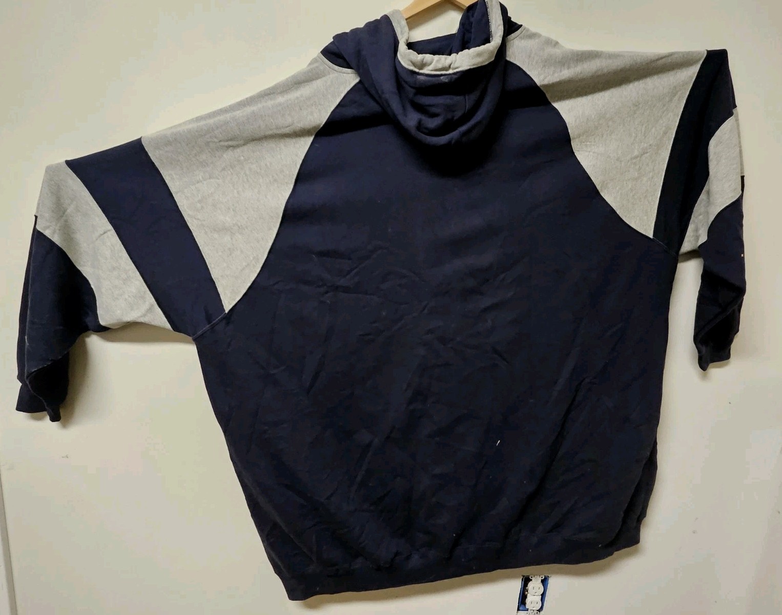 Greystone Big And Tall Zip Up Blue And Gray Hoodie 7x **READ AS-IS**