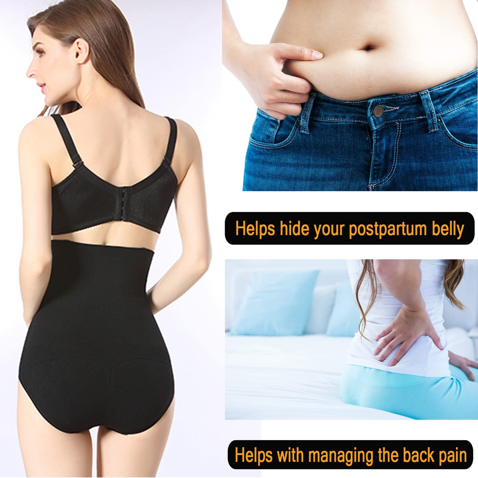 Women’s High Waist Shaping Panties Magnetic Therapy Abdomen Control Waist Traine