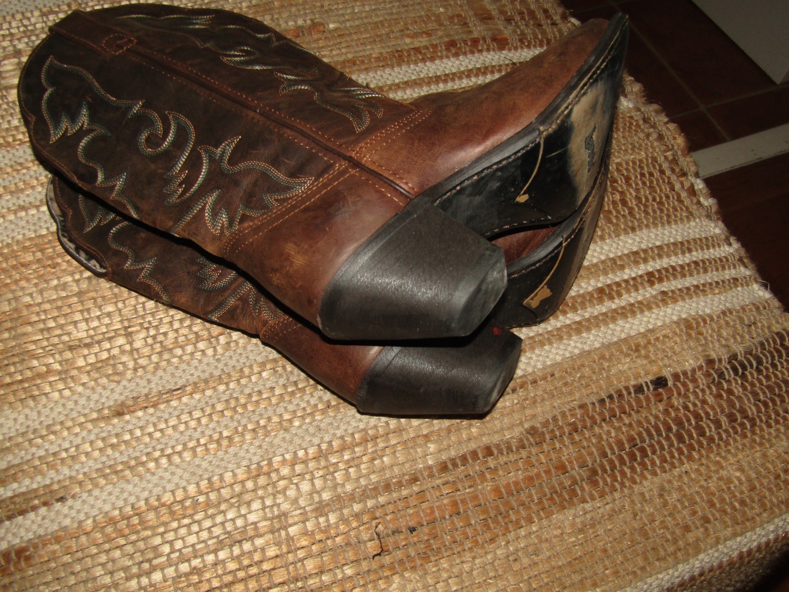 Laredo Access Western Boots Women’s Size 9 W Brown Leather 51078 Snip Toe
