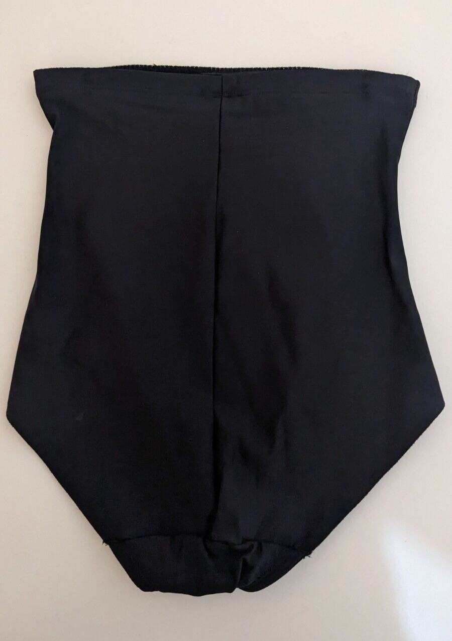 Cupid Fine Women’s Shapewear Hi-Waist Stomach Control Brief Size Medium Black
