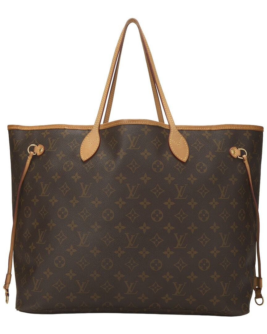 Louis Vuitton Brown Monogram Canvas Neverfull Gm (Authentic Pre-Loved) Women’s