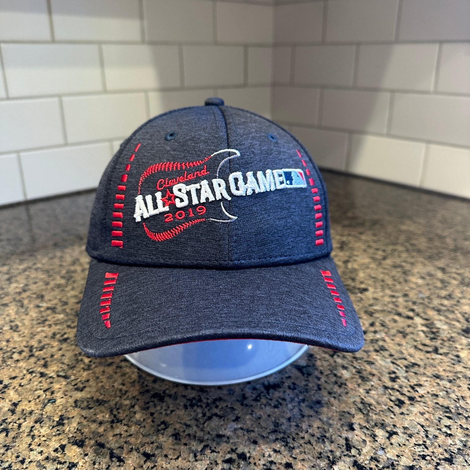 MLB Cleveland All-Star Game New Era 9FORTY Baseball Cap Adjustable OSFM Navy Red