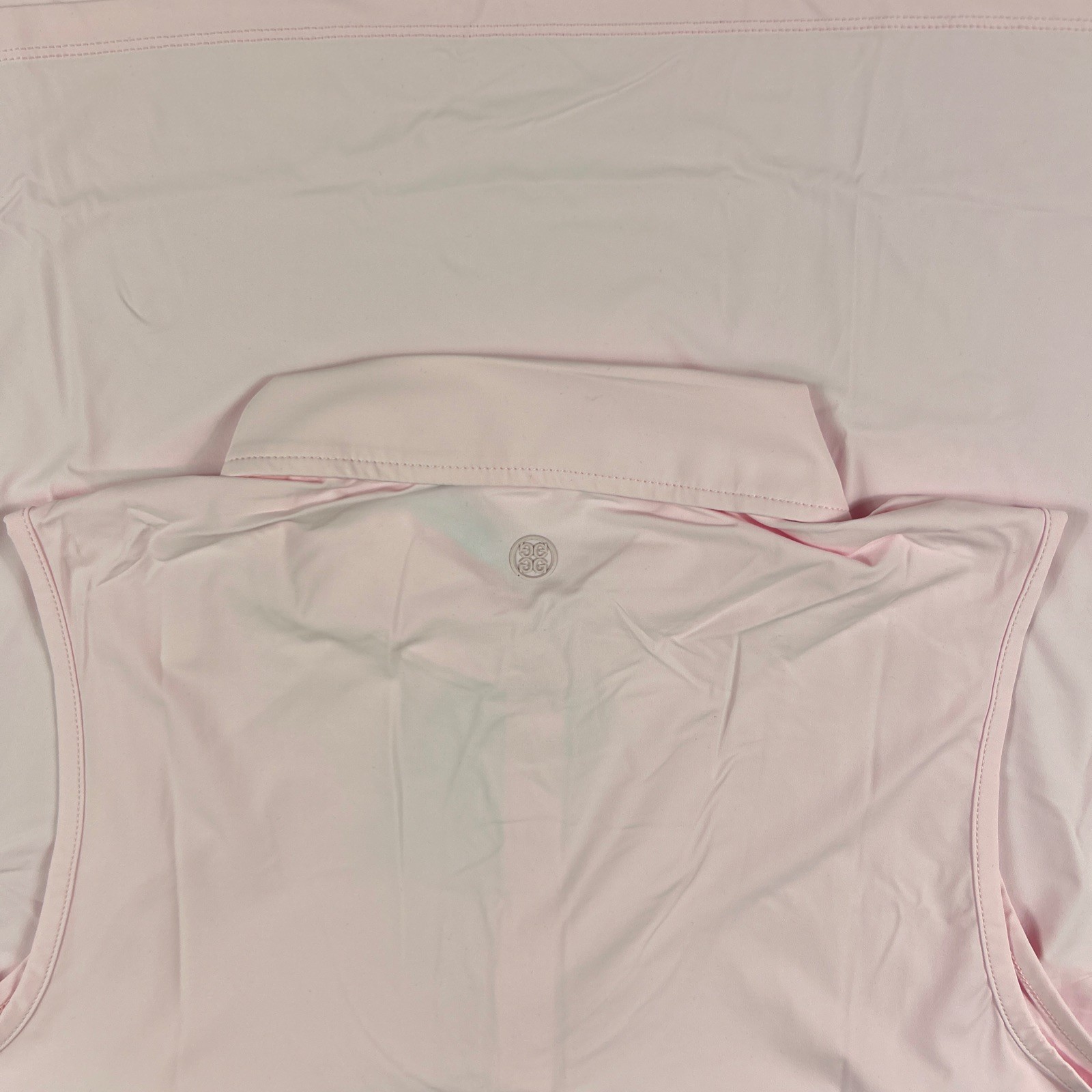 G/Fore G4 Womens Golf Shirt Polo Silky Tech Sleeveless Large Pink NWT MSRP $110