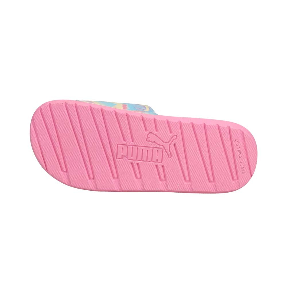 PUMA Cool Cat Ice Cream Swirl Slides Womens Pink Casual Sandals 38695201