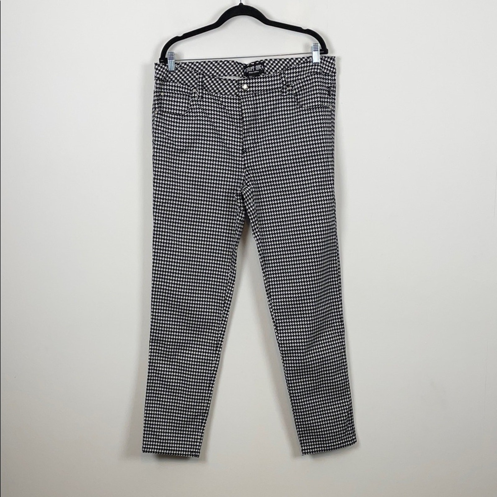 Tripp NYC Daang Goodman Houndstooth Women’s 15 Black and White Checkered Pants