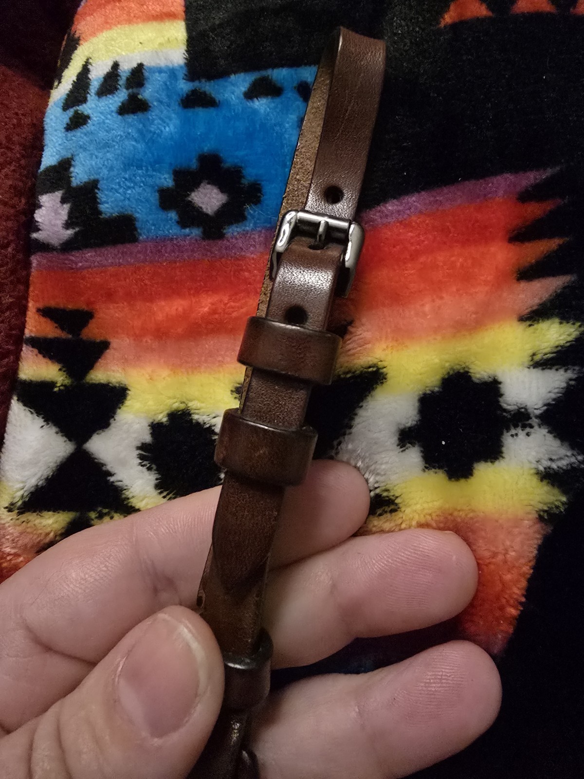 Burberry Bag Charm Strap Keyfob Key Chain Leather Strap