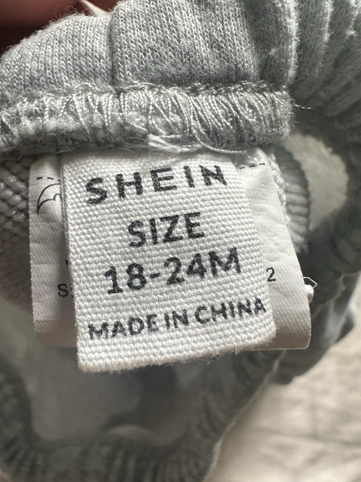 SHEIN Cargo Pants Pull-On Elastic Waist Pockets Solid Blue Unisex Baby 18-24M
