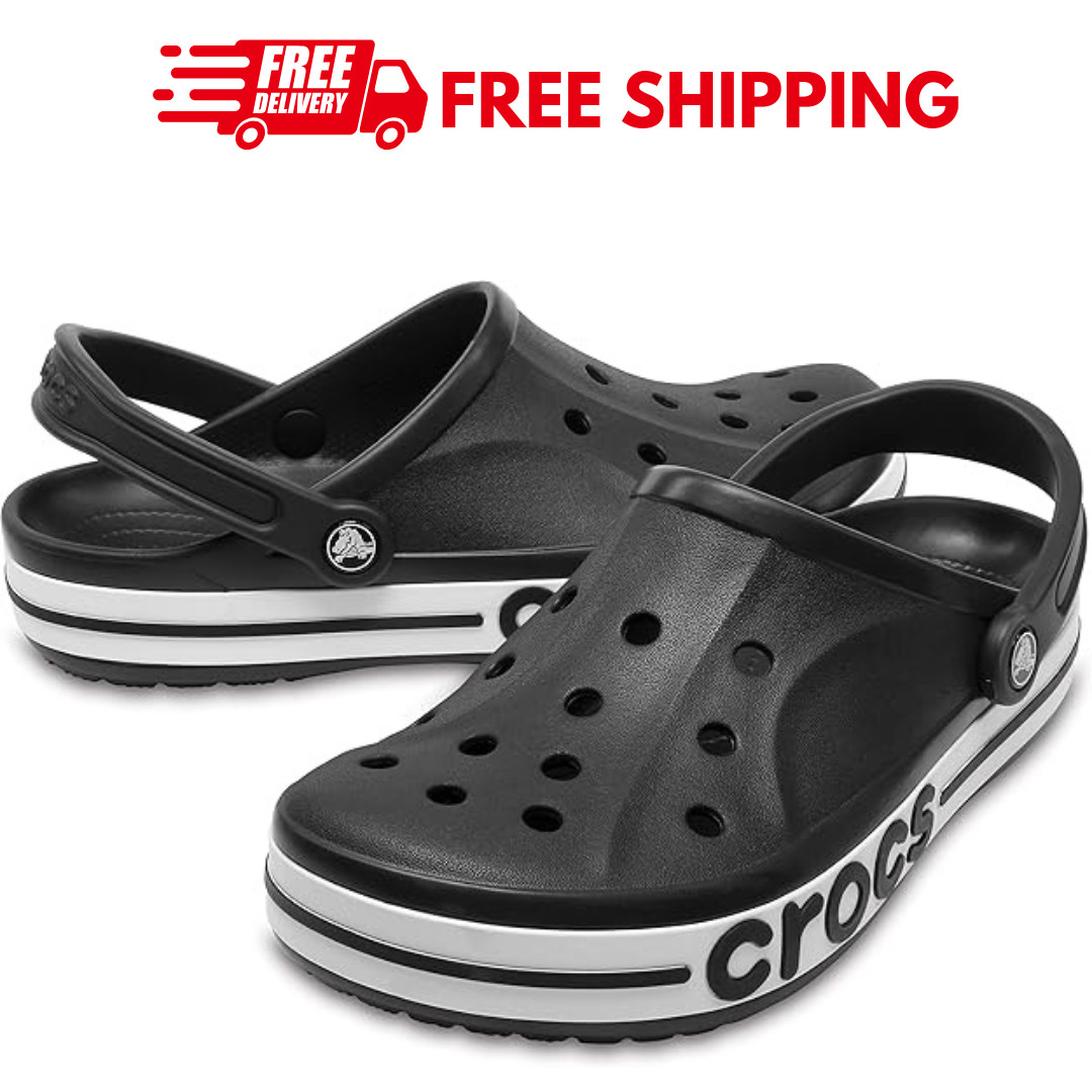 Crocs Men’s and Women’s Shoes – Bayaband Clogs Slip On Water Shoes FREE SHIPPING