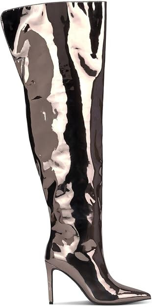 INC Womens SEDONA Metallic Pointed toe Over-The-Knee | 6.5 Medium (B,M)