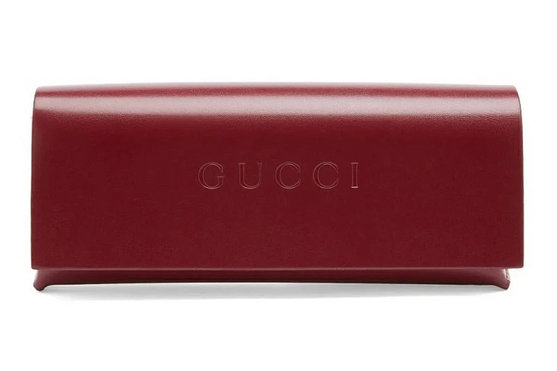 Gucci GG1802S 005 Unisex Oval Sunglasses in Gold with Brown Lens 100% UV