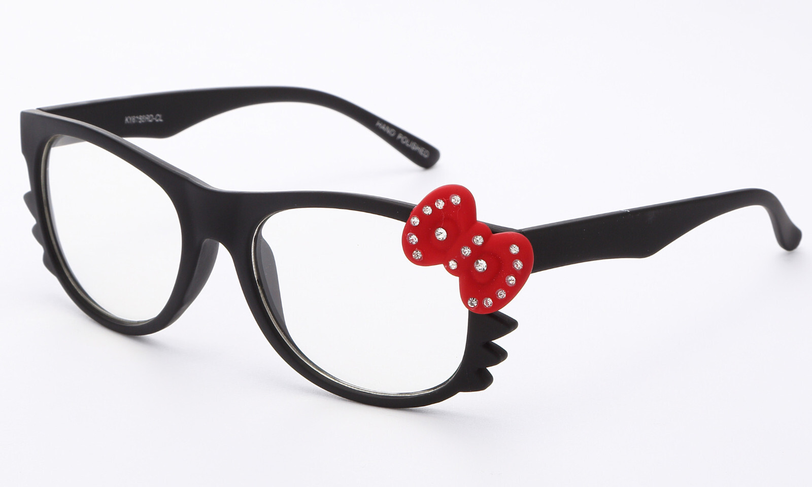 Hello Kitty Clear Lens Glasses Fun Rhinestone UV400 Protection Party Retro Style