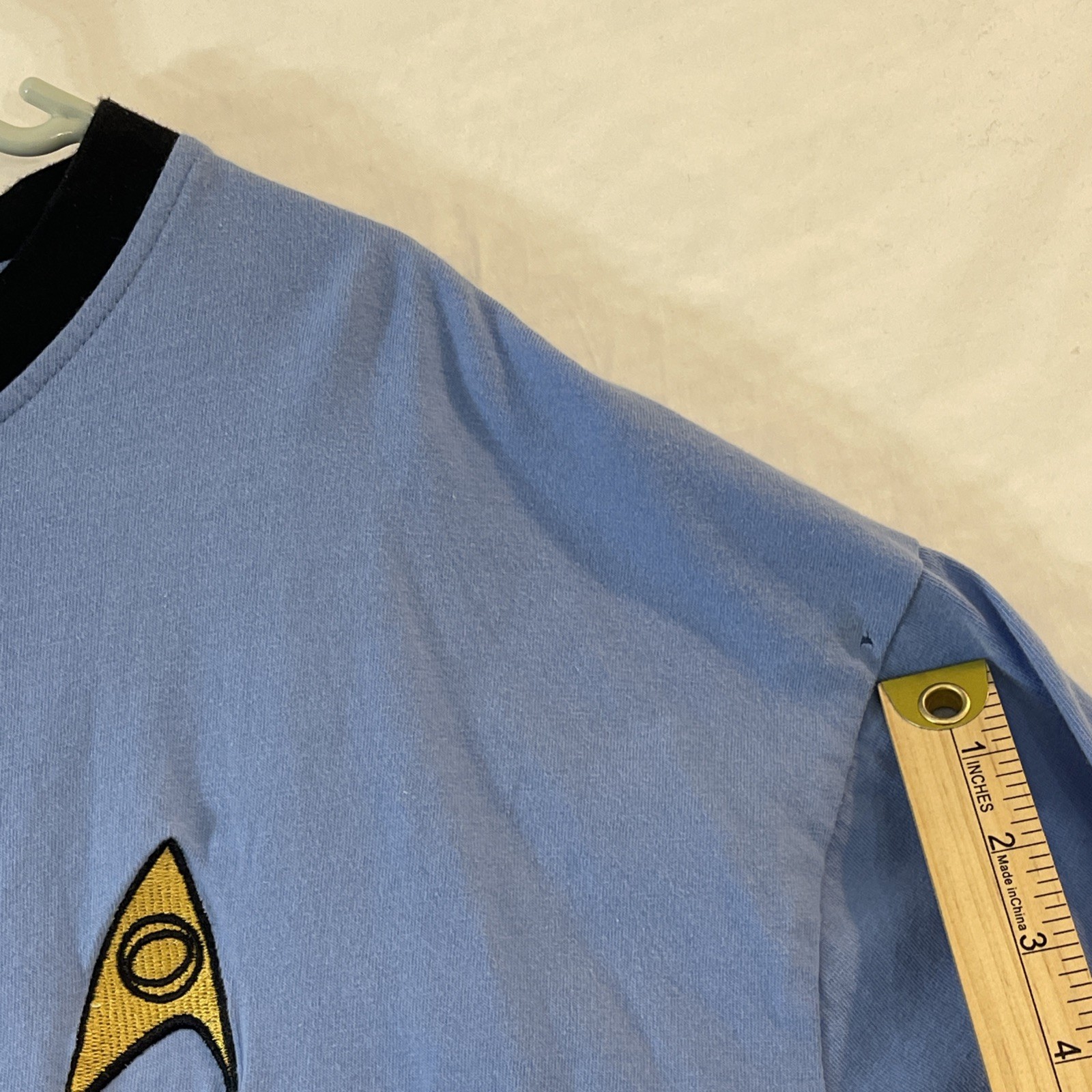 HALLOWEEN COSTUME RUBIE’S STAR TREK SPOCK SHIRT ADULT SZ XL **READ** Party Fun