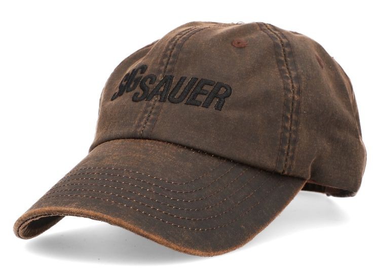 SIG SAUER TACTICAL Waxed Oil Cloth Adjustable Cap – Brown – NEW LIMITED ISSUE