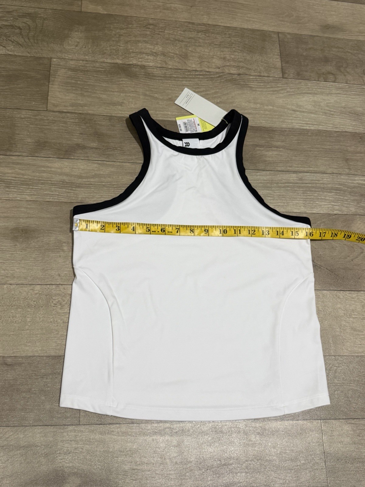 All In Motion Women’s Highneck Racerback Tank Top White Size M