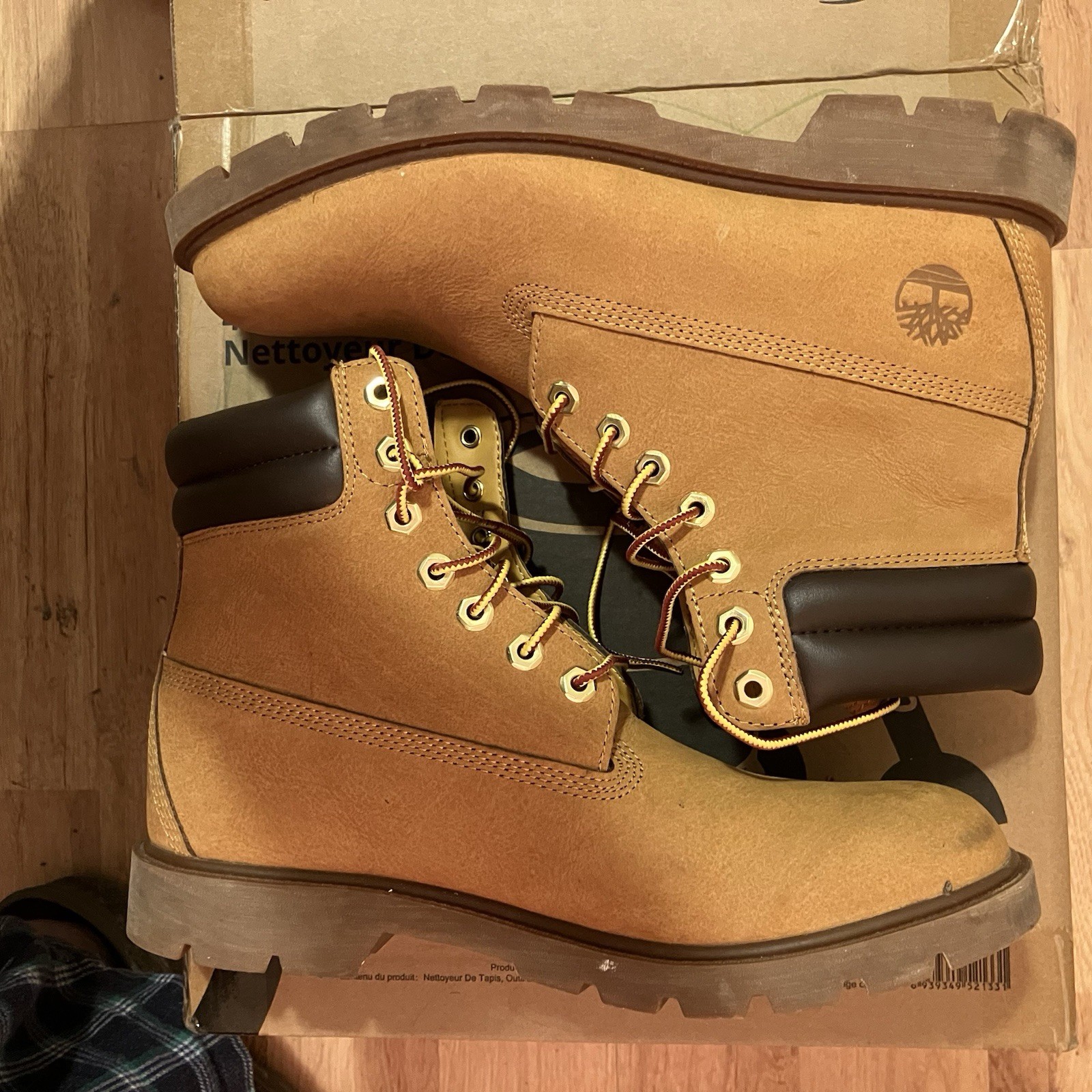 Timberland 6 Inch Basic Waterproof Men’s Boots – Wheat Nubuck
