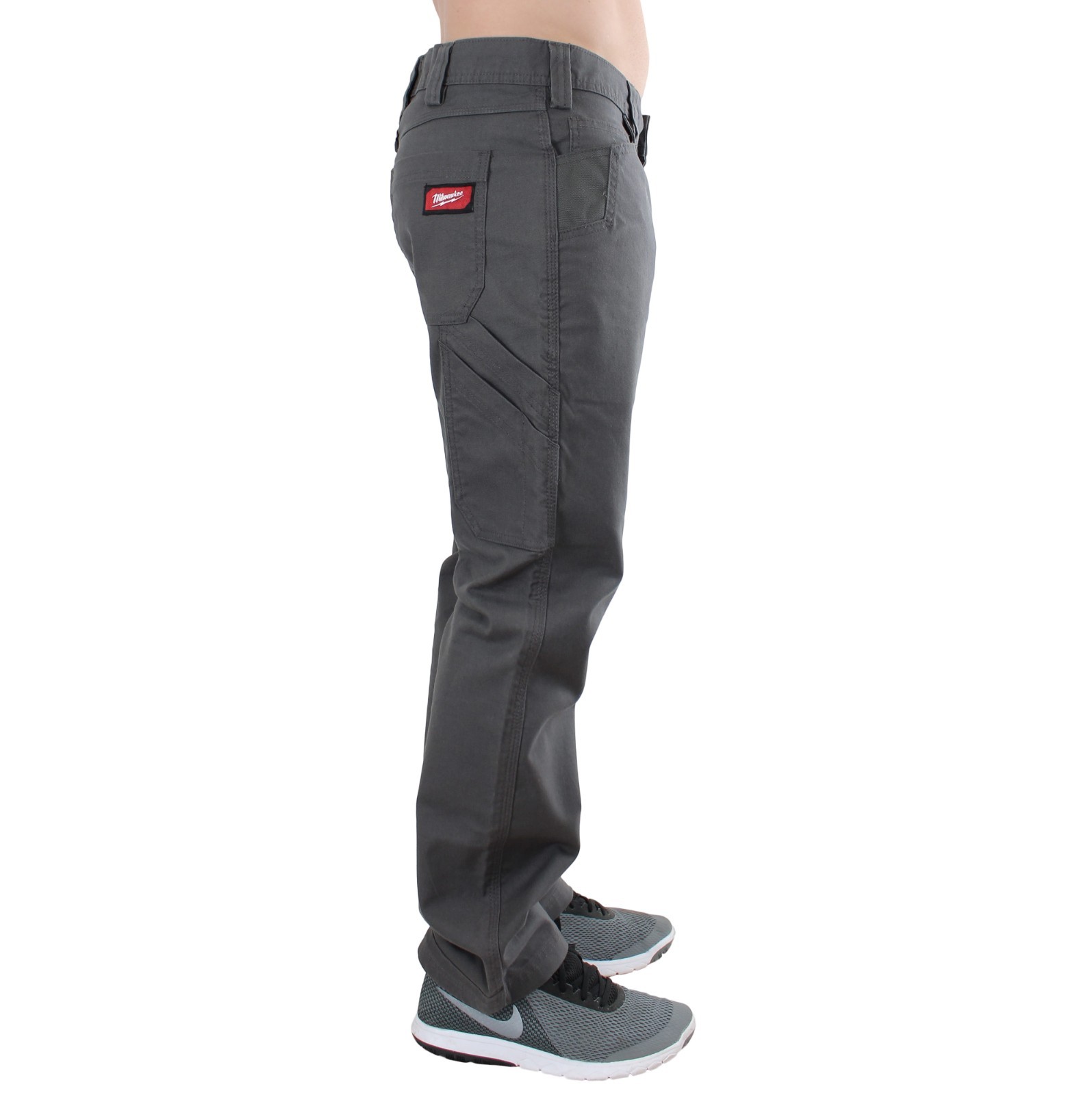 Milwaukee Men’s Work Pants, 7-Pocket, Reinforced Kick Plate, Triple Stitch