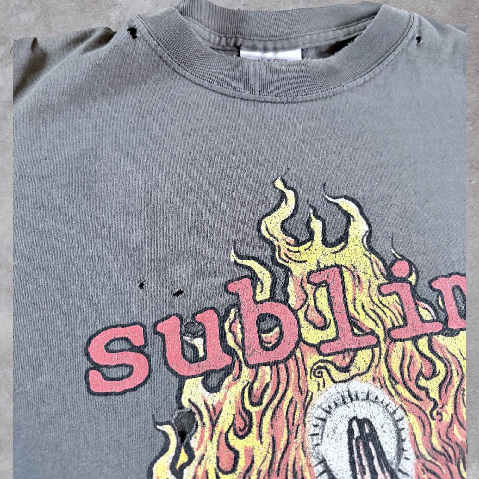 Vintage 1990s Sublime Skunk Records T Shirt Men’s Large L distressed grudge