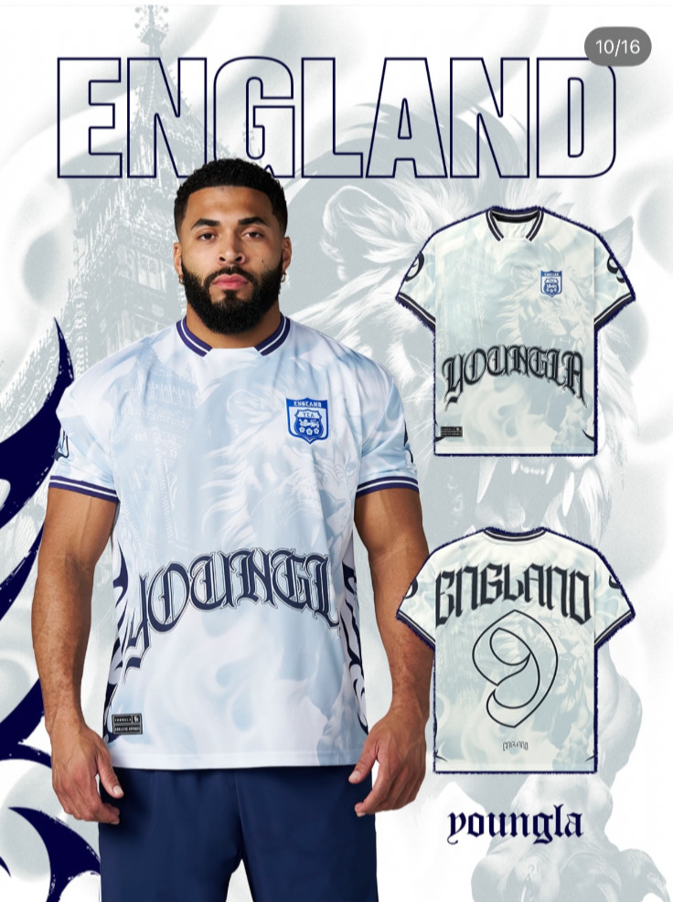 YOUNGLA – 4215 – WORLD CUP Soccer Jersey – medium – ENGLAND 🇬🇧