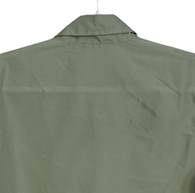 BYC Homme Size S Mens Green Long Sleeve Button-Up Shirt