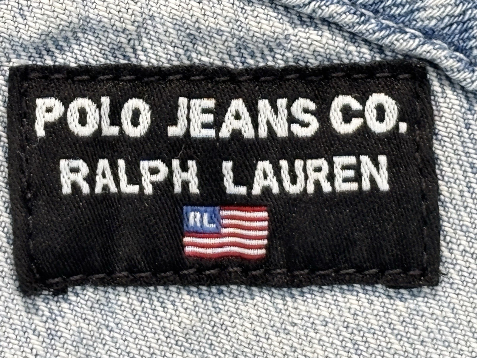 Vtg Y2K 90s Polo Jeans Co Ralph Lauren Denim Short Bibs Overalls XL Shortalls
