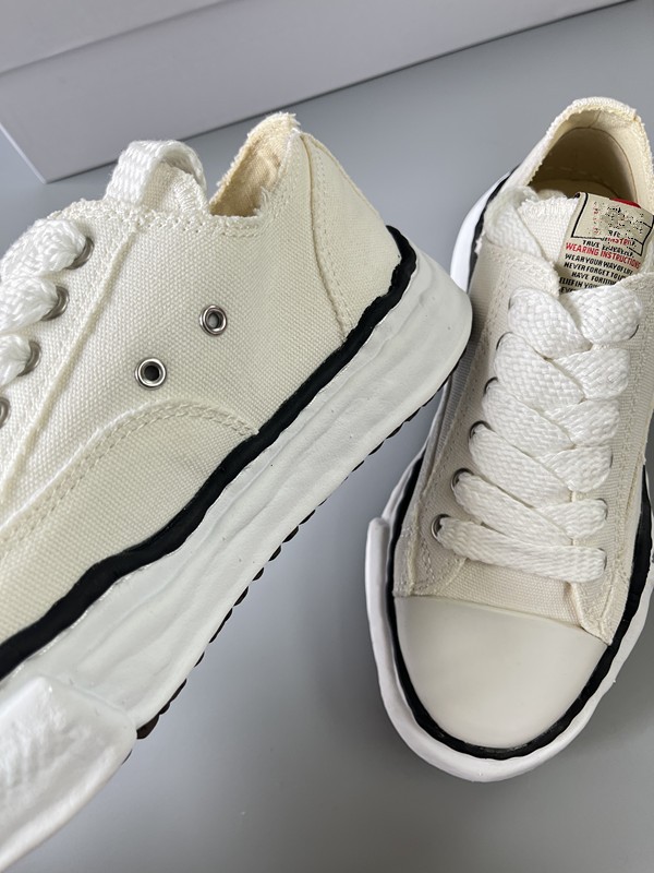 Maison Mihara Yasuhiro Unisex Canvas Platform Preppy Casual Sneakers NEW