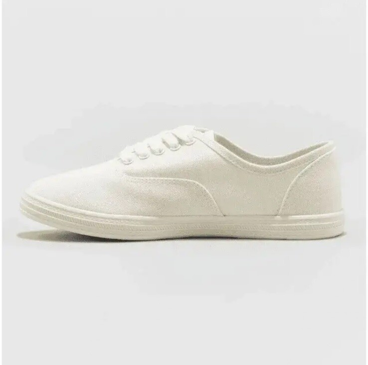 Women’s Lunea Lace-Up Sneakers – Universal Thread White Size 12 FREE SHIPPING