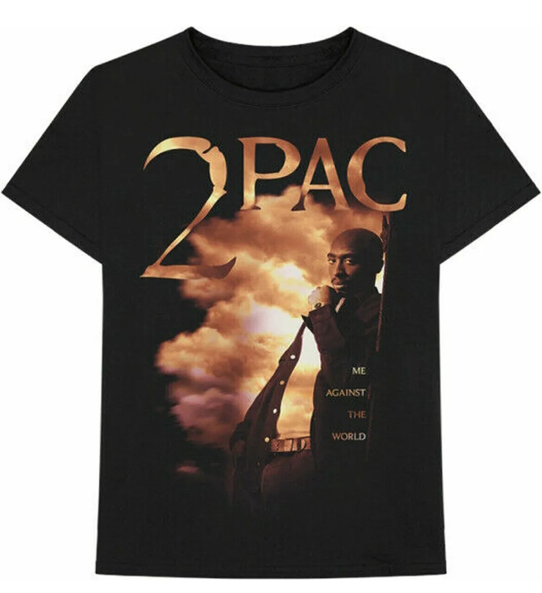 Tupac Hip Hop T-shirt – 2pac Middle Finger, Praying, Against the World -Official