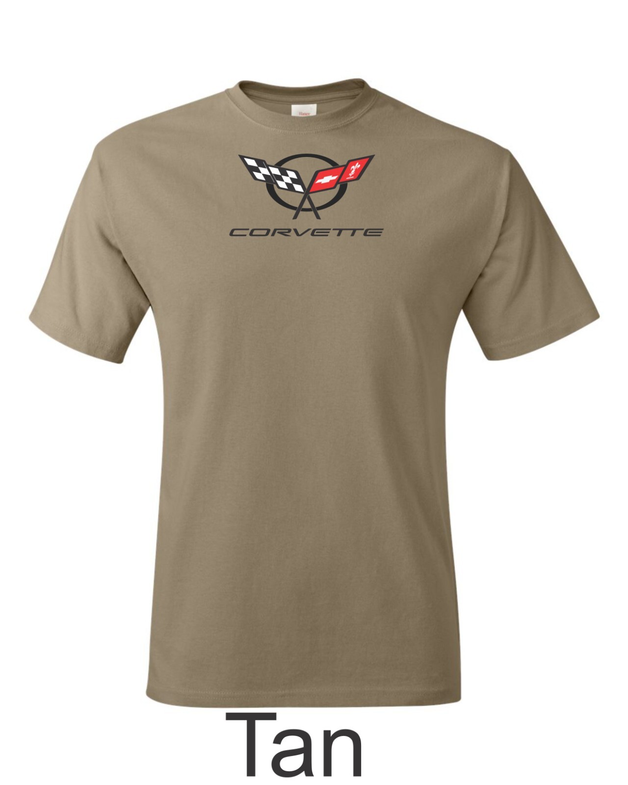 Vintage C5 Corvette Emblem Printed on Men’s Shirt. FREE SHIPPING !!!