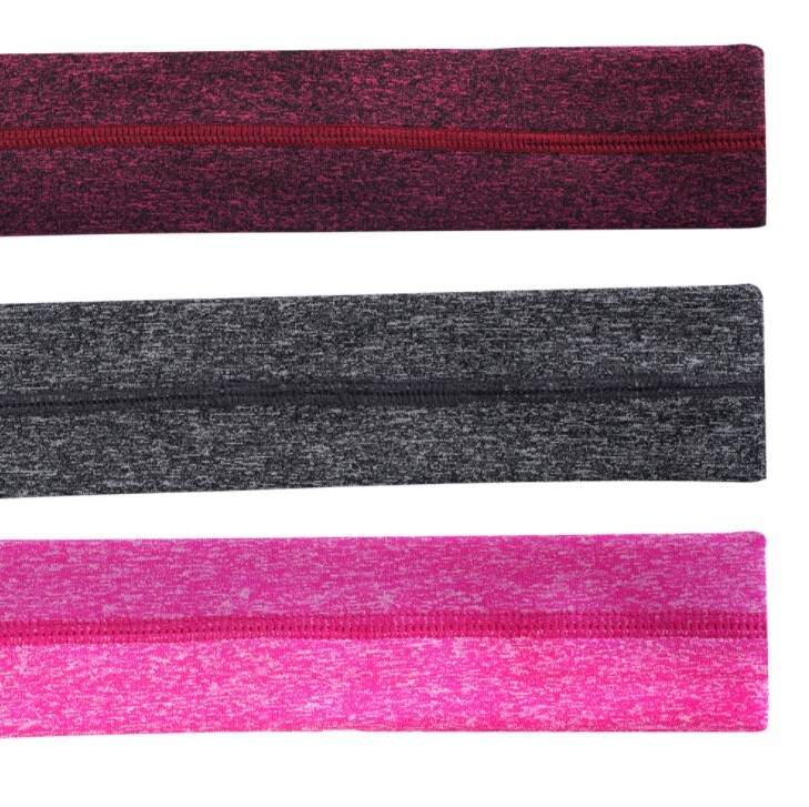 Men Women Moisture Wicking Wide Non-Slip Sport Headband Gym Workout Sweatband US