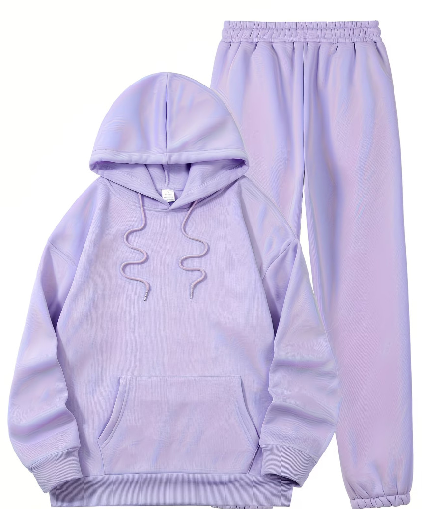 Women No Worries God Got Me Hoodie & Pants Set 2PC Sportswear Gym Suit S-XXL