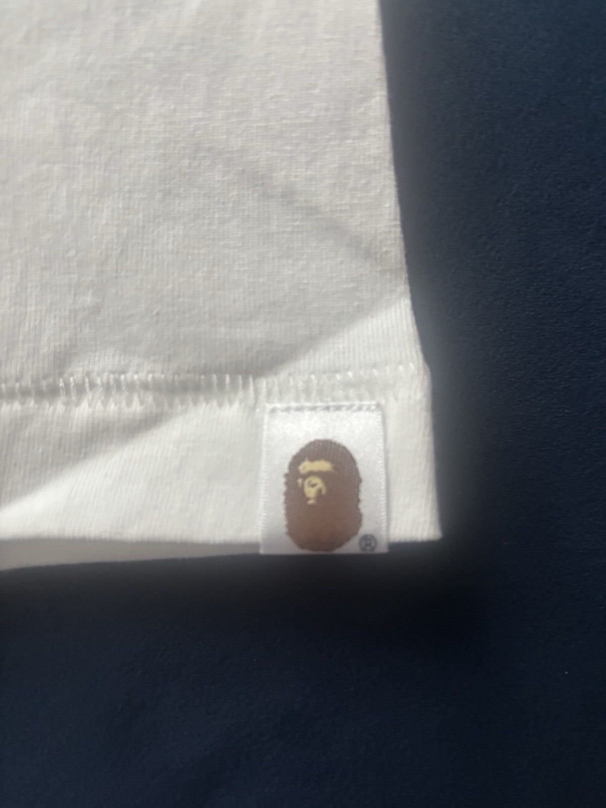 A Bathing Ape BAPE X Burberry Men’s White Ape Head Graphic Tee S Regular Fit