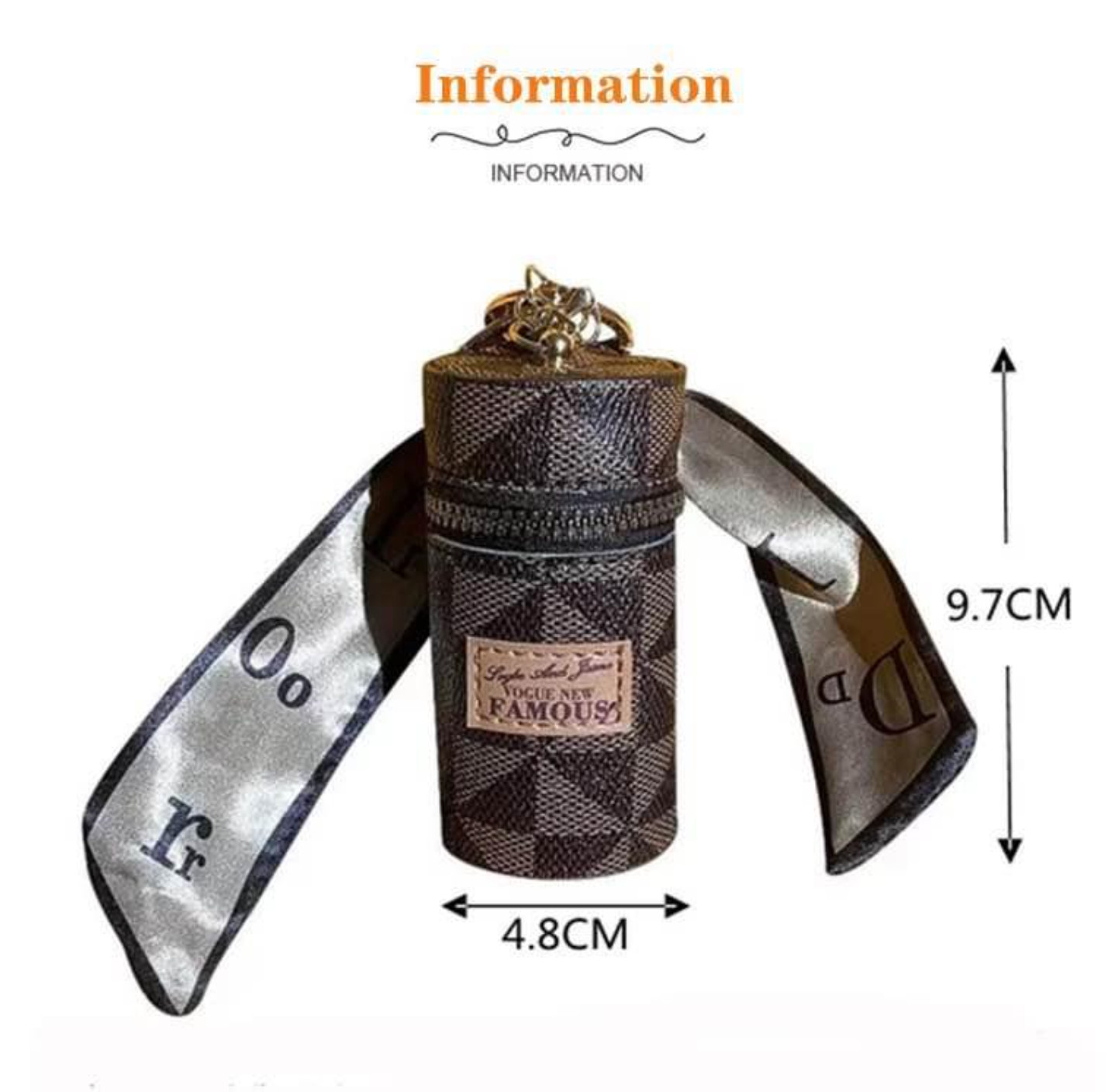USA Seller – Luxury Lipstick holder keychain bag pendant