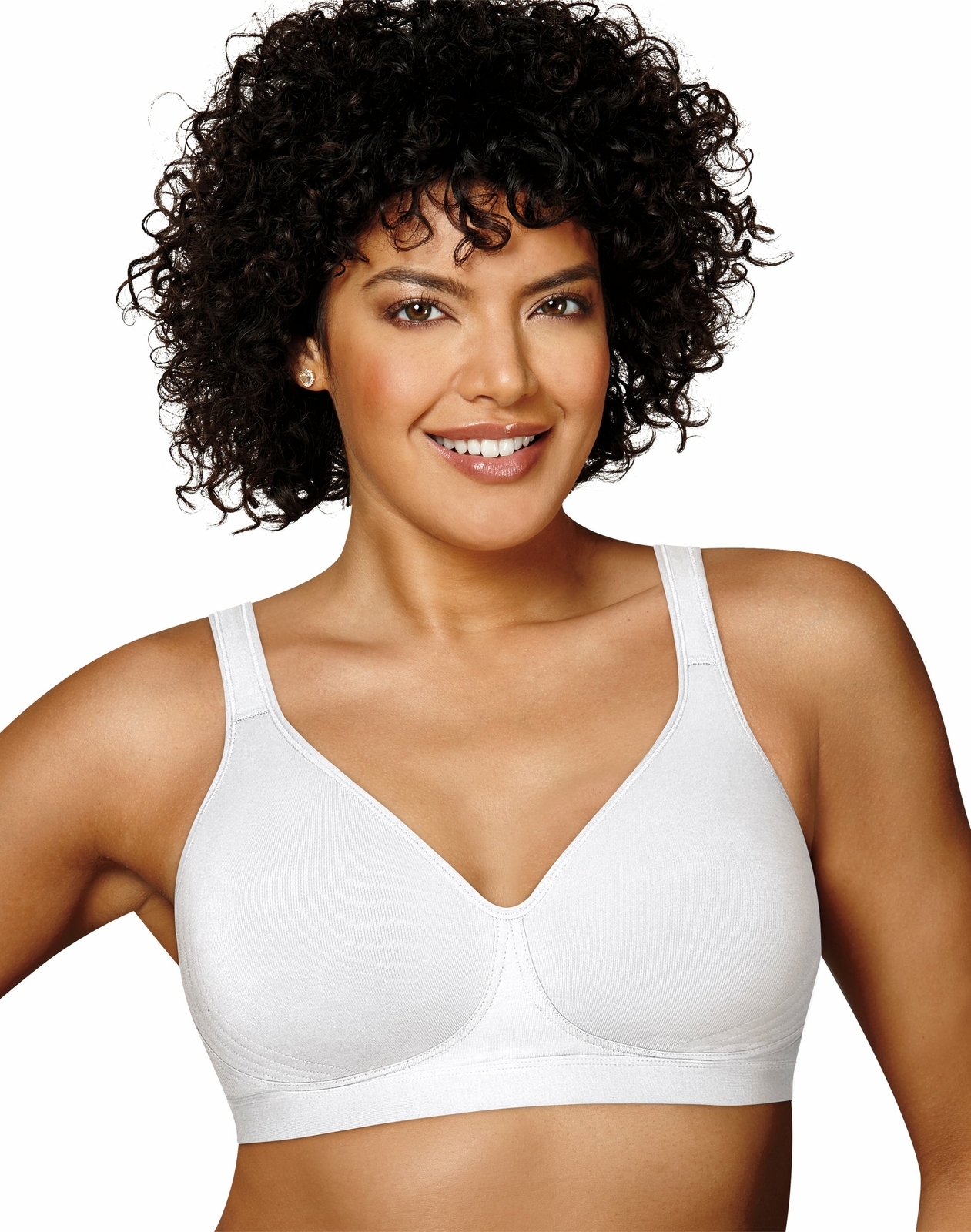 Playtex Wirefree Bra 18Hour 474C Cotton Stretch Ultimate Lift Support Adjustable