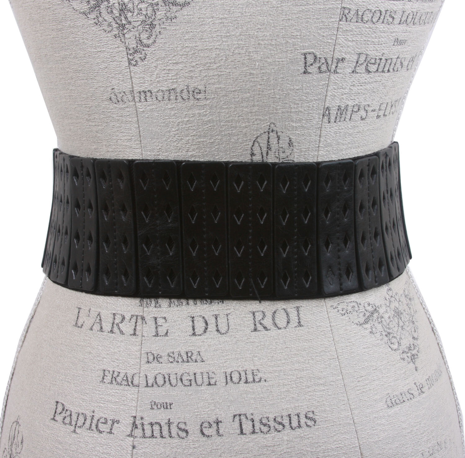 Women’s 3″ Wide High Waist Fashion Stretch Belt