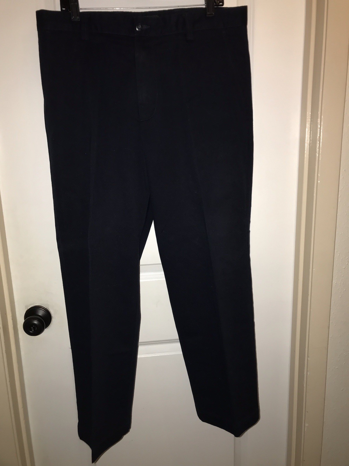 Dockers Mens Chino Pants Lot of 2 Brown Navy Blue Size 36×29 Stain Defender