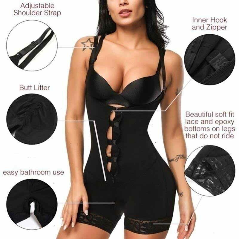 Fajas Colombianas Reductoras Abdomen Post Surgery Para Mujer Body Shaper Corset