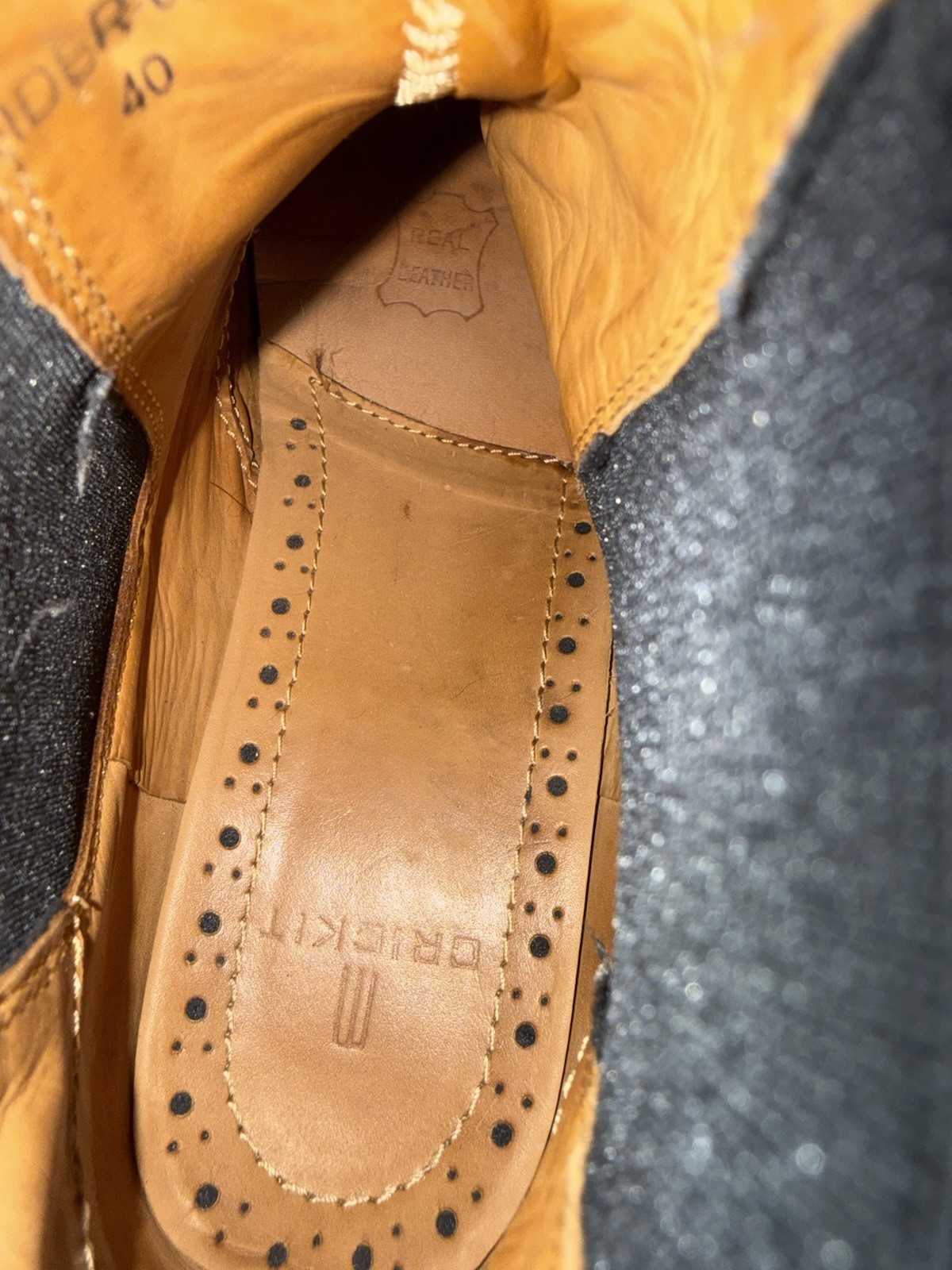 Crickit Brown Leather Chelsea Boots EU40