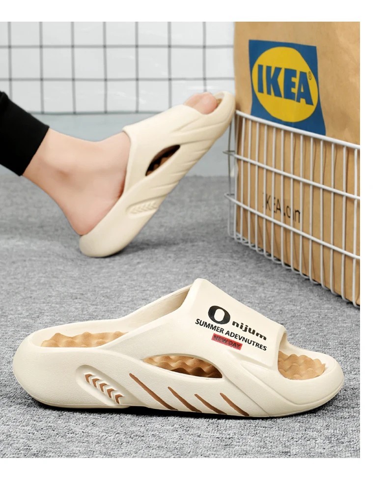 Men’s Summer Orthopaedic Massage Slippers Non-Slip Cool Sandals Comfort Slippers