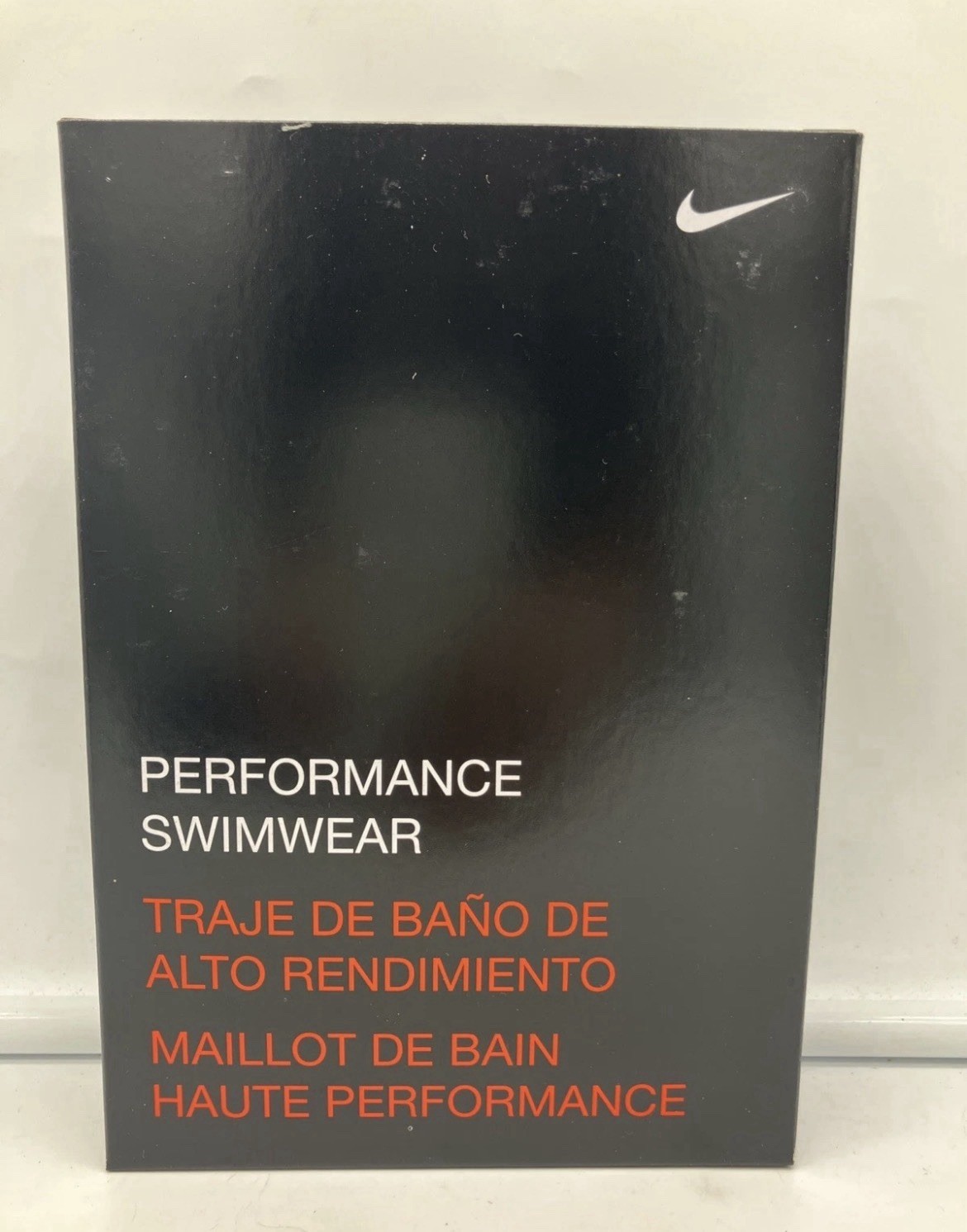 NEW NIP NIKE Men’s PERFORMANCE Victory Colorblock Black/Gray Brief Swimwear 36